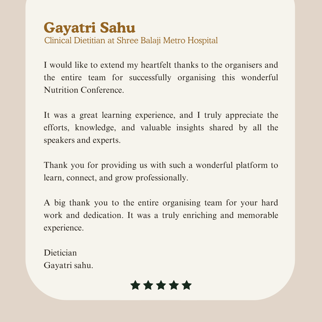 Attendee testimonial