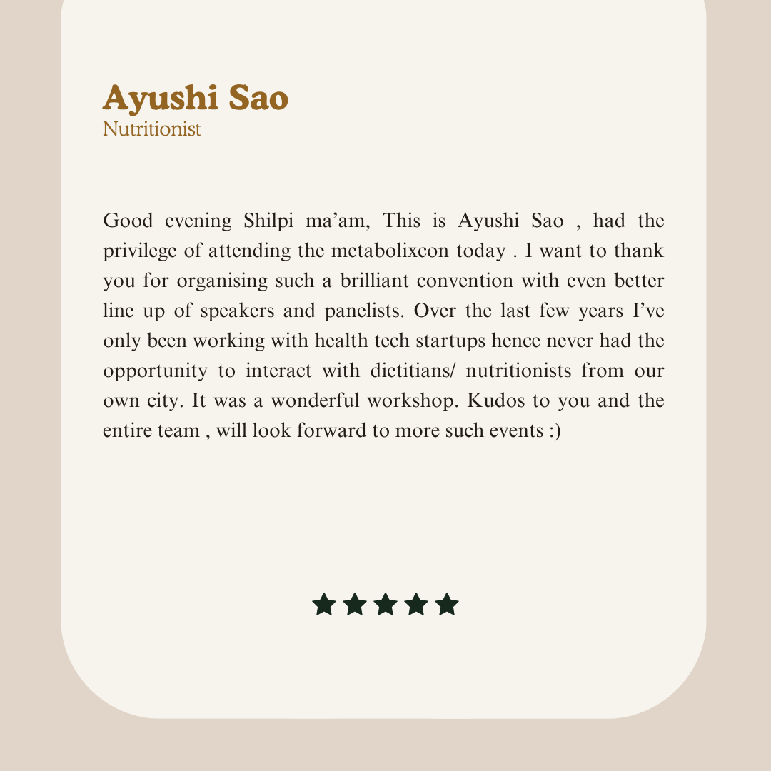 Attendee testimonial